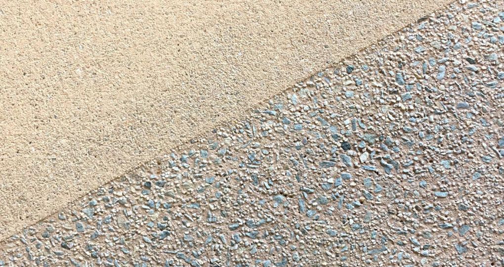 Béton grenaillé