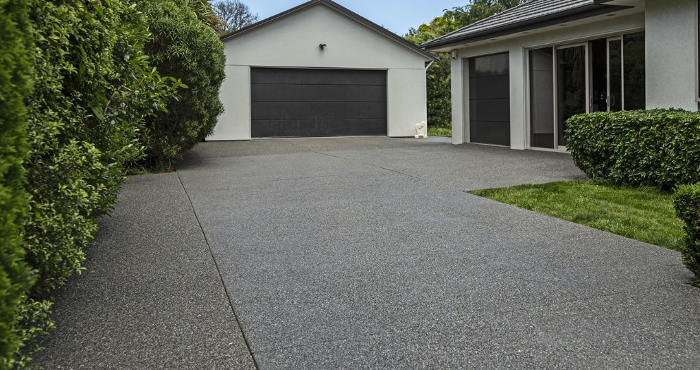 Béton lavé sans désactivant