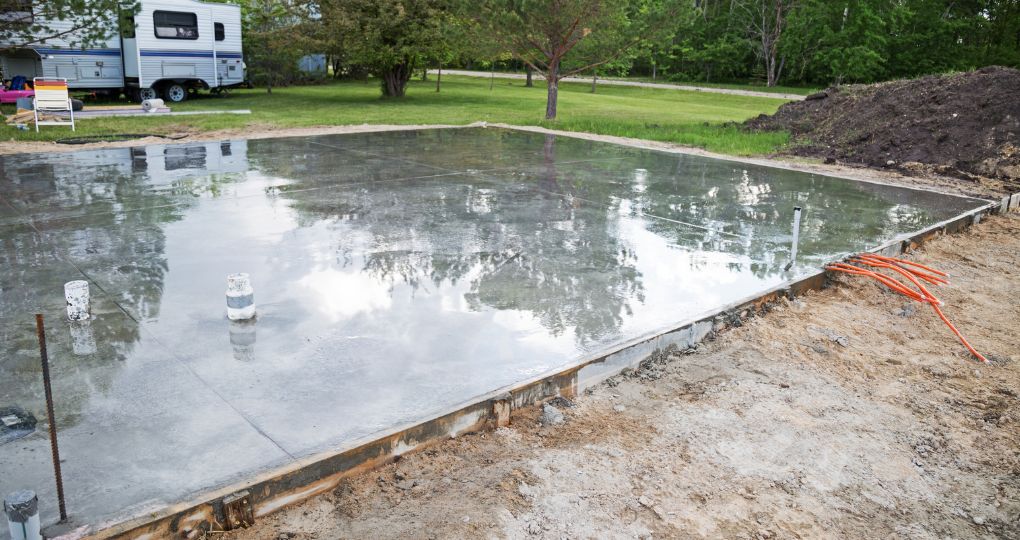Radier béton