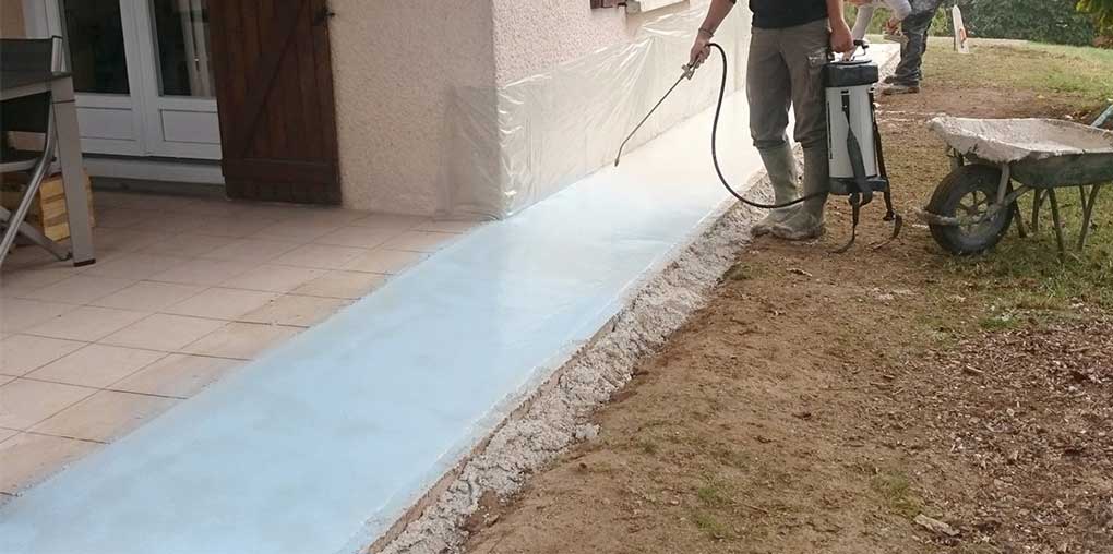 application desactivant sur beton