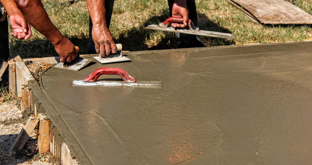 béton autoplaçant pour une dalle en béton