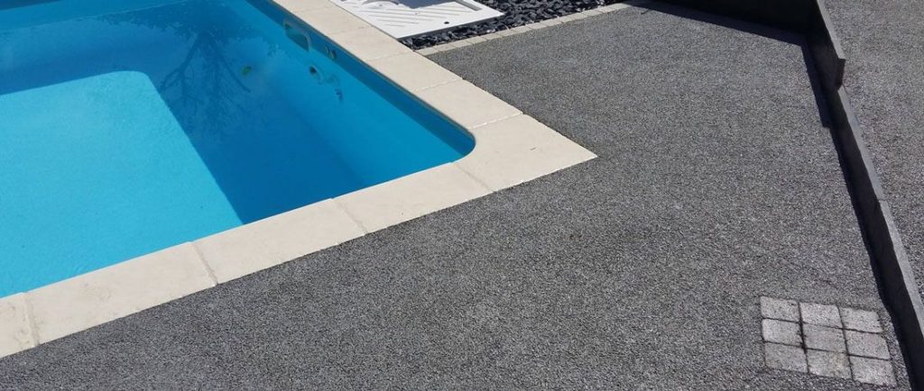 béton teinté drainant