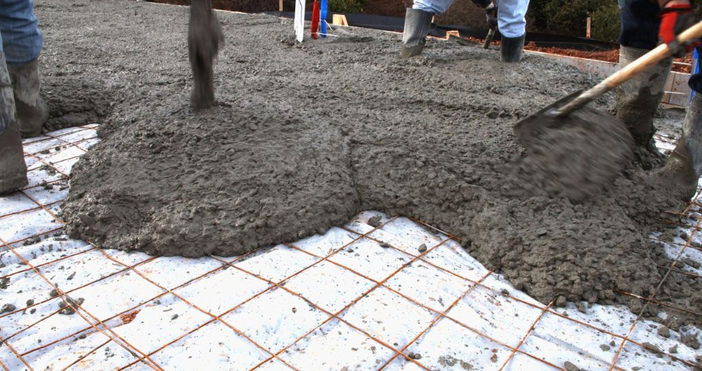 coulage du béton par temps froid
