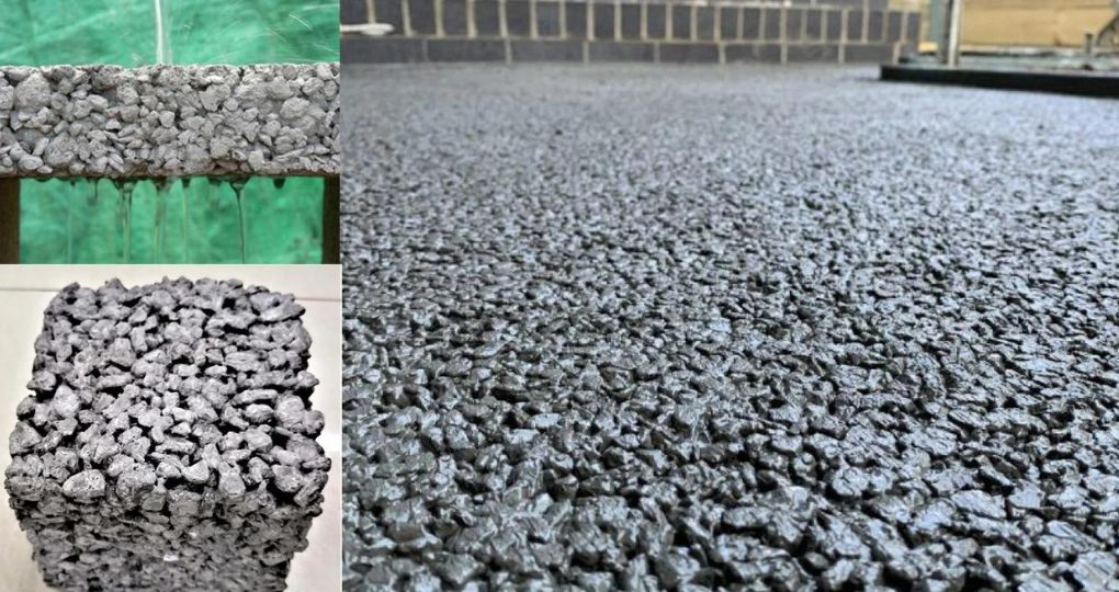 faire Béton drainant