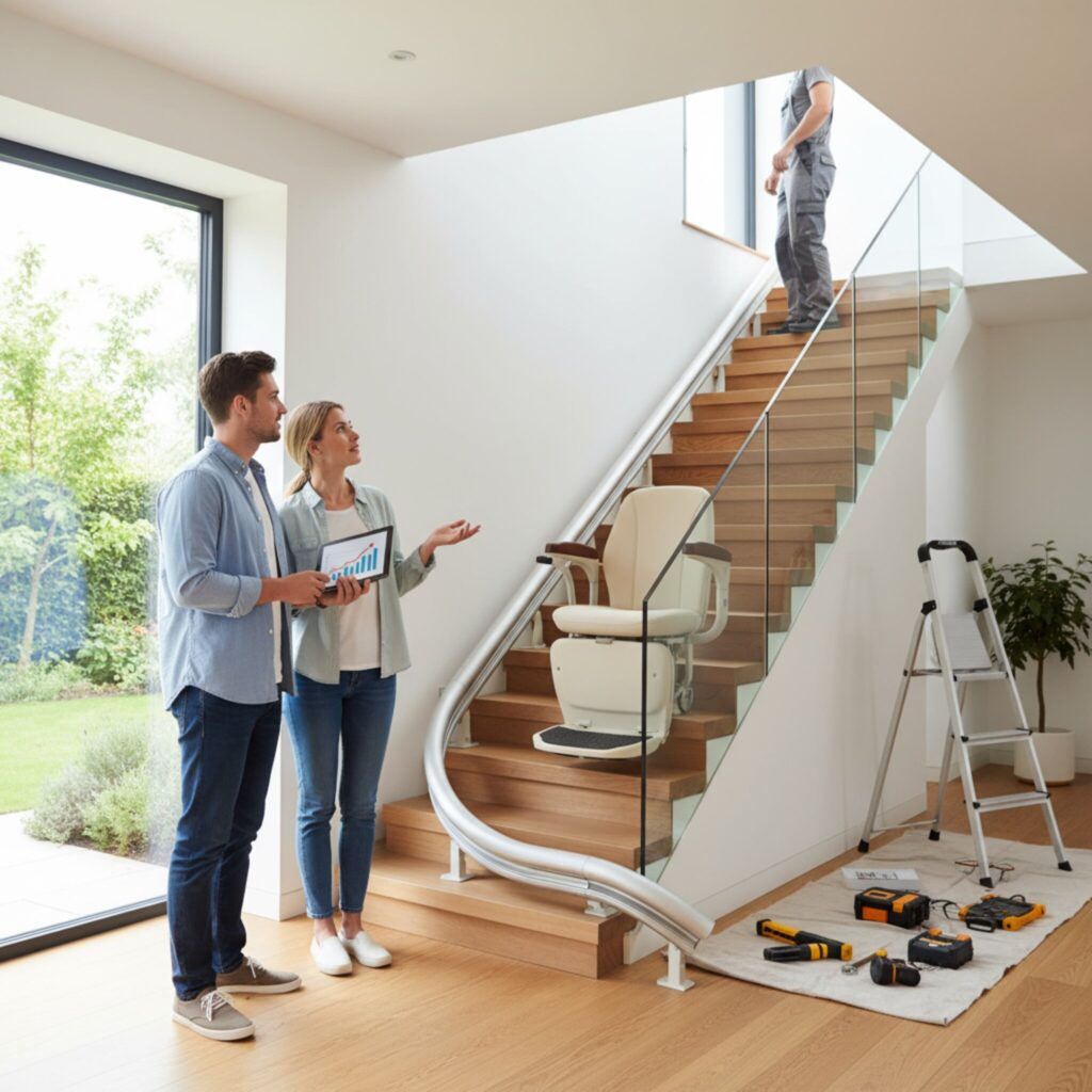 Combien coûte l’installation d’un monte-escalier?