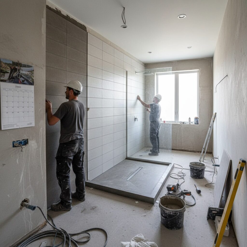Combien de temps dure la pose d’une douche à l’italienne?
