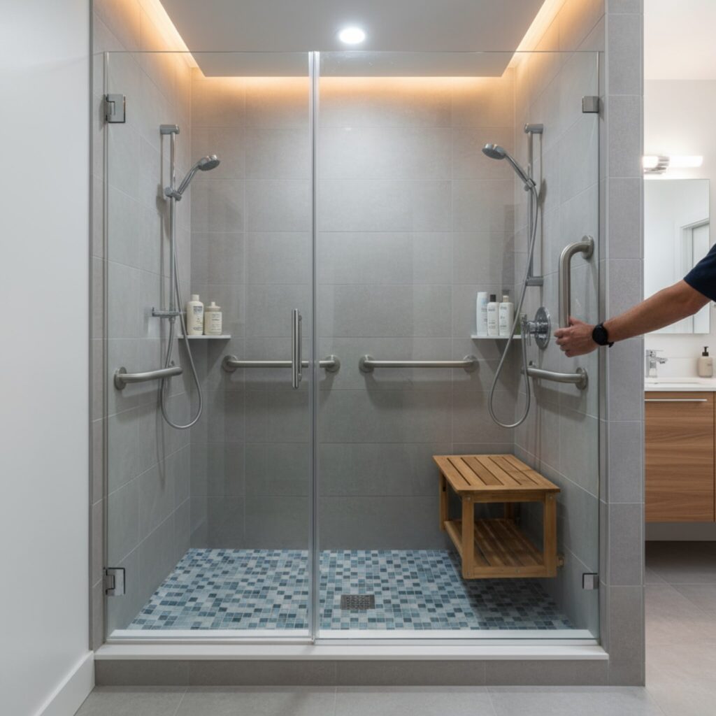 Comment adapter la douche à l’italienne aux personnes à mobilité réduite?
