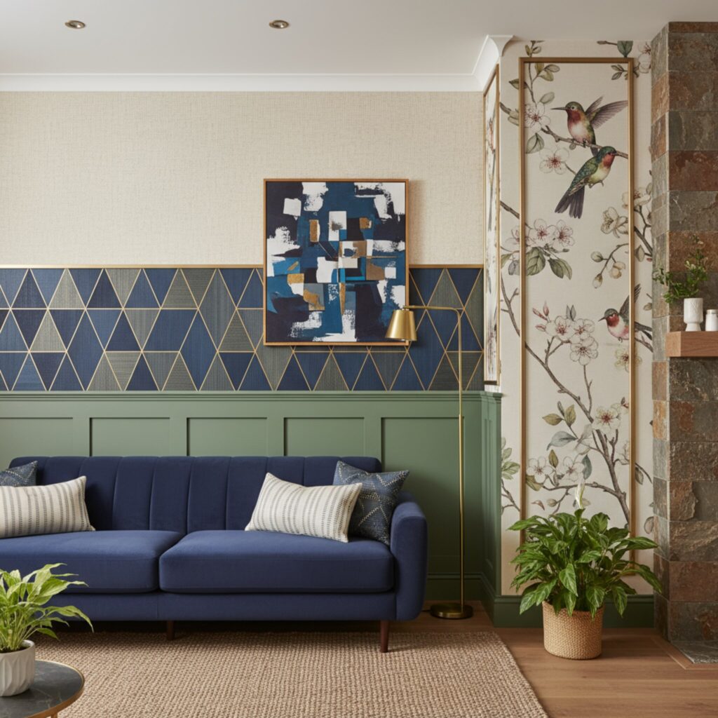Comment associer plusieurs styles de revêtement mural?