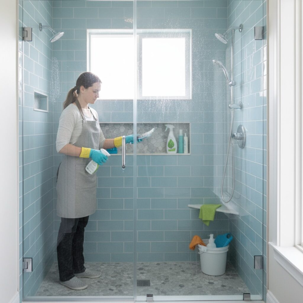 Comment nettoyer une douche à l’italienne?
