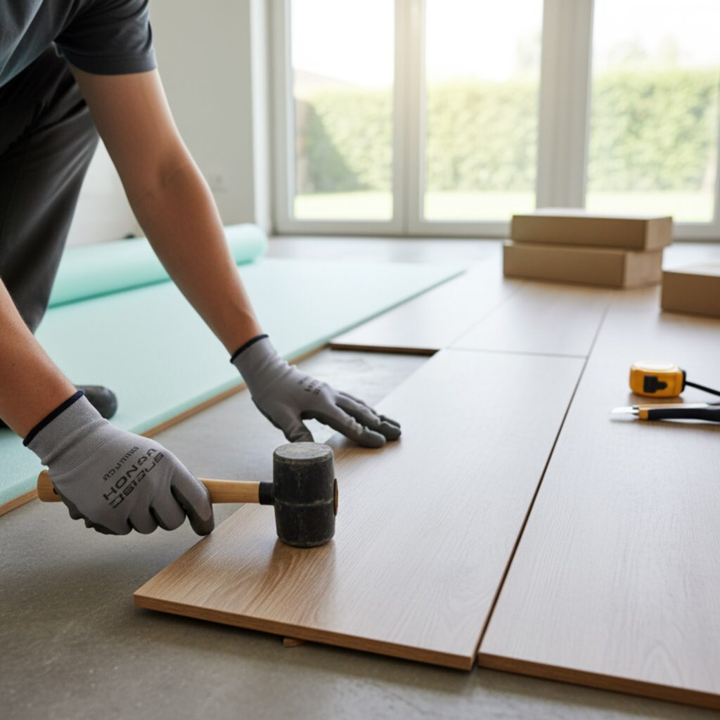 Comment poser un parquet flottant?