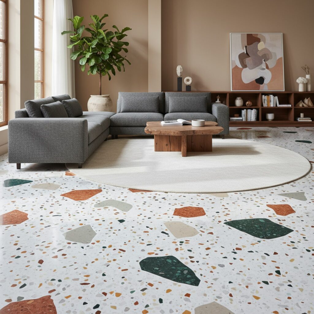 Le terrazzo est-il adapté pour un sol intérieur?
