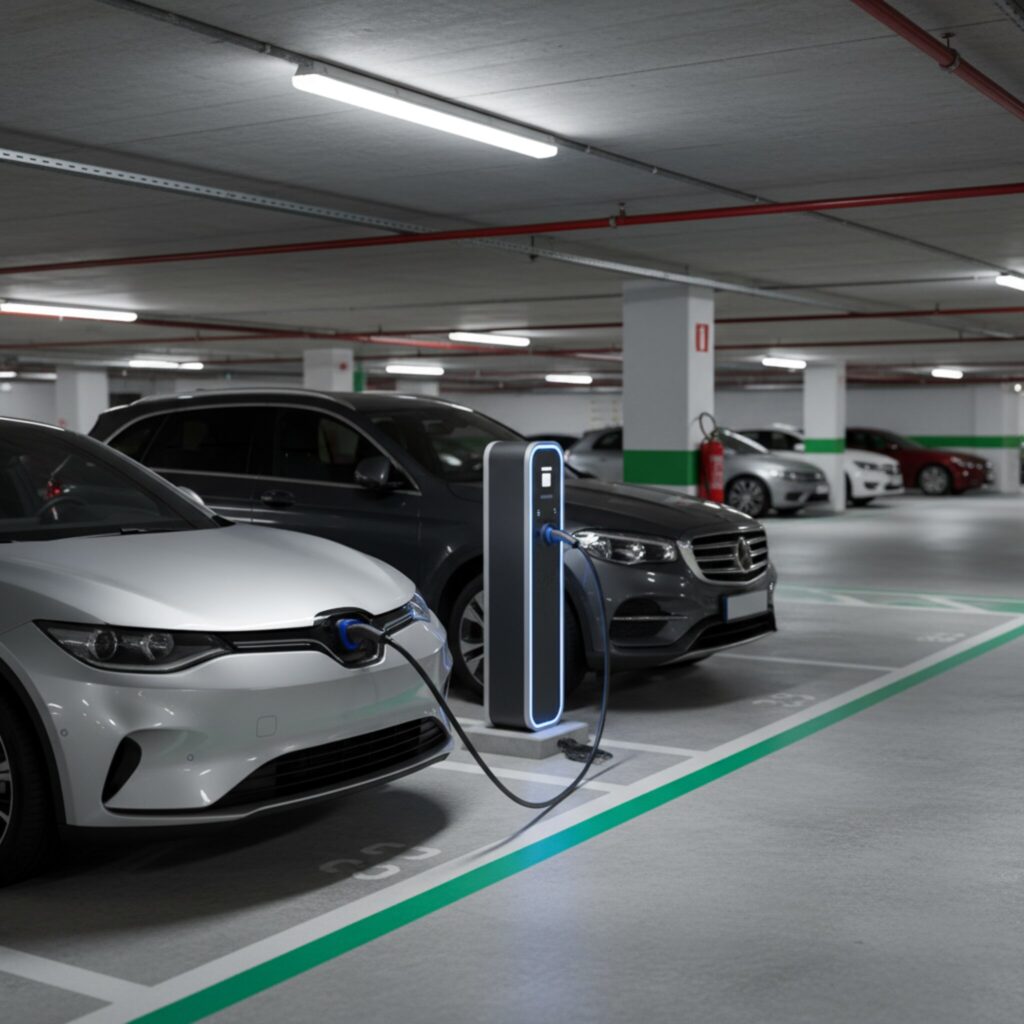 Peut-on installer une borne dans un garage collectif?