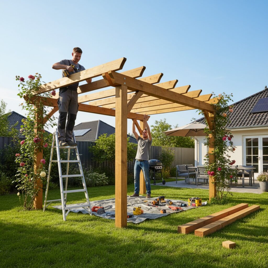 Peut-on installer une pergola soi-même?