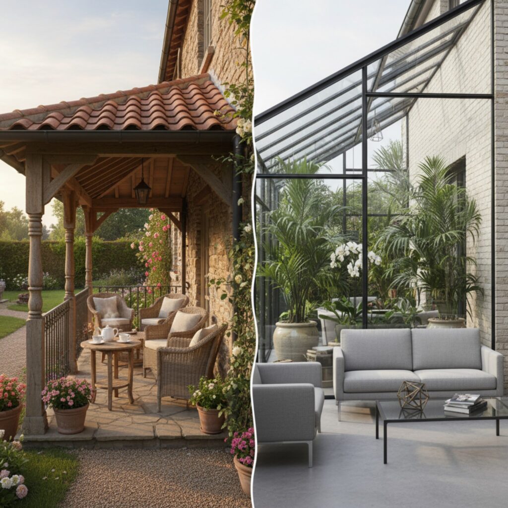 Quelle est la différence entre une véranda et un jardin d’hiver?