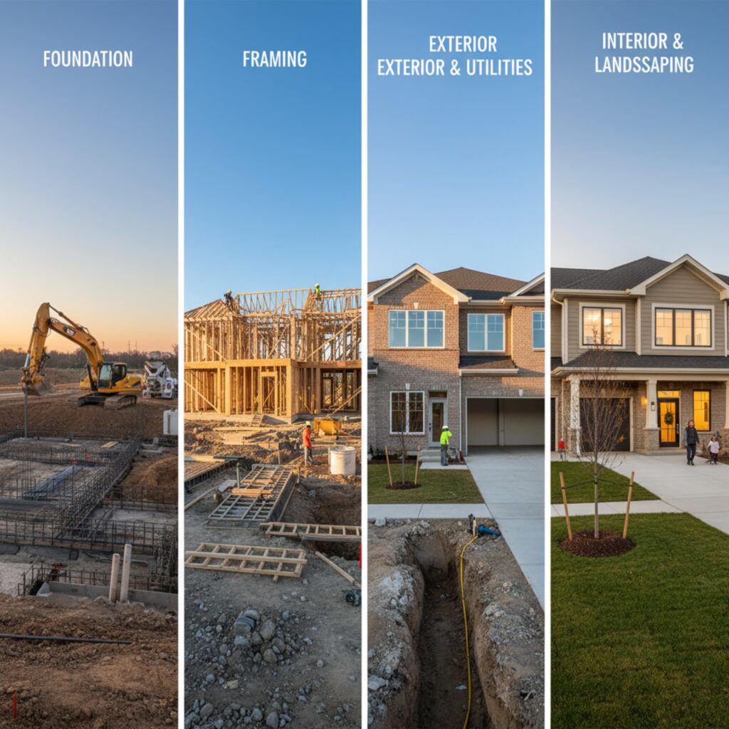 Quels sont les délais pour chaque étape de construction?