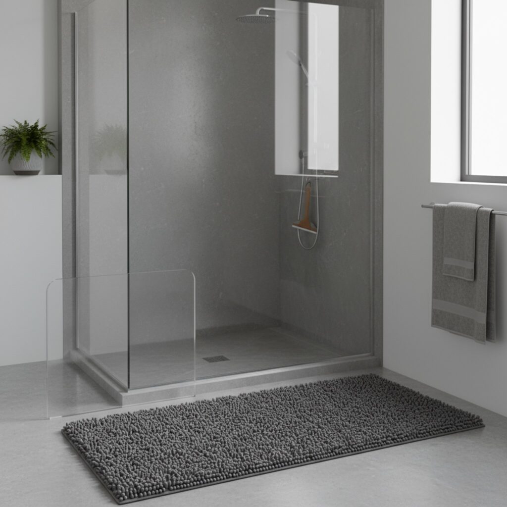 Comment éviter les éclaboussures hors de la douche?