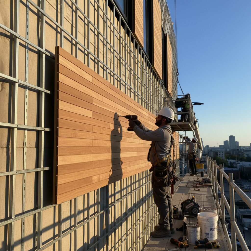 Comment poser un bardage sur une façade?