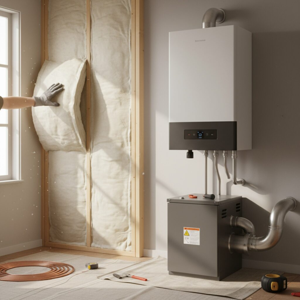 Faut-il isoler avant de changer de chauffage?