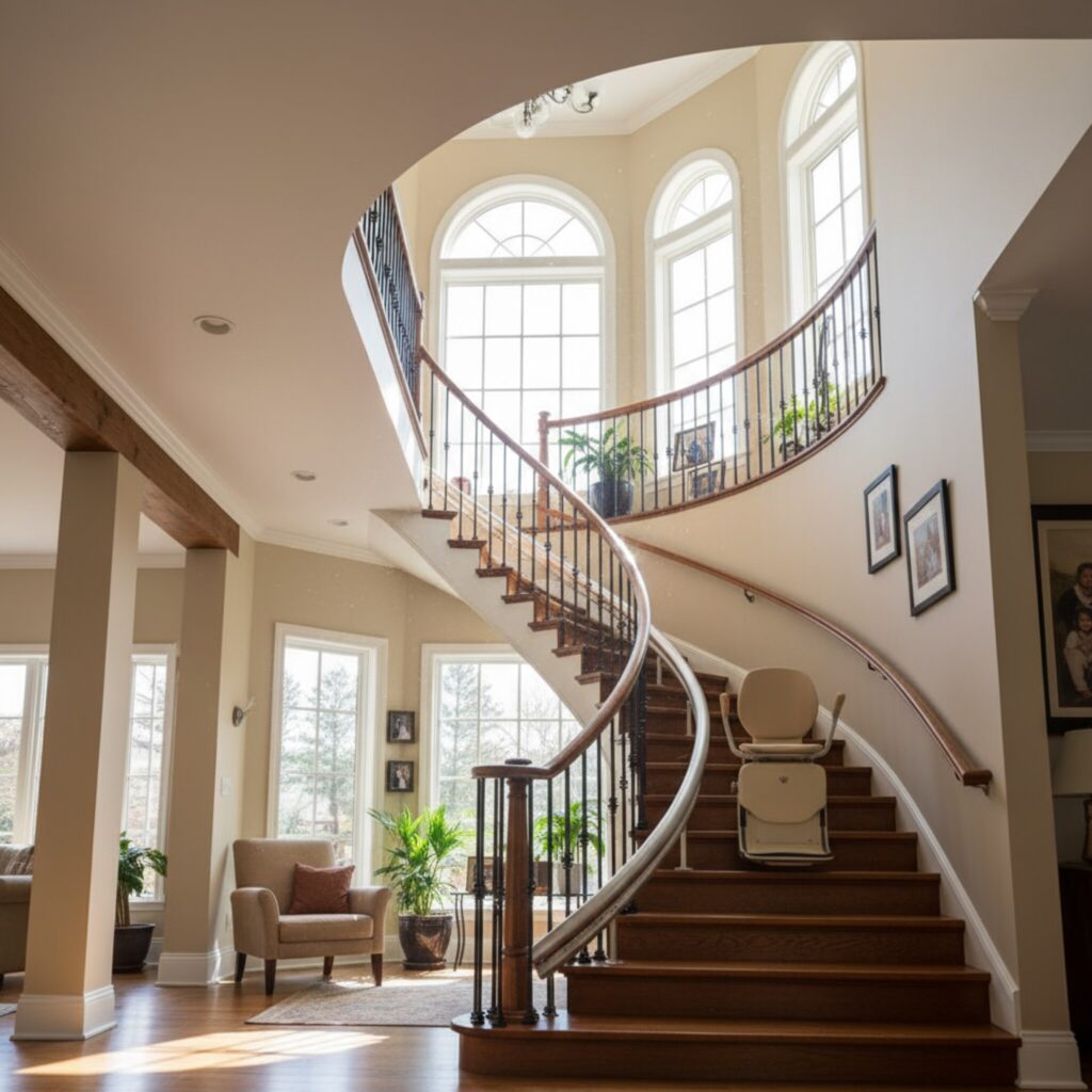 Le monte-escalier est-il compatible avec une maison à plusieurs étages?