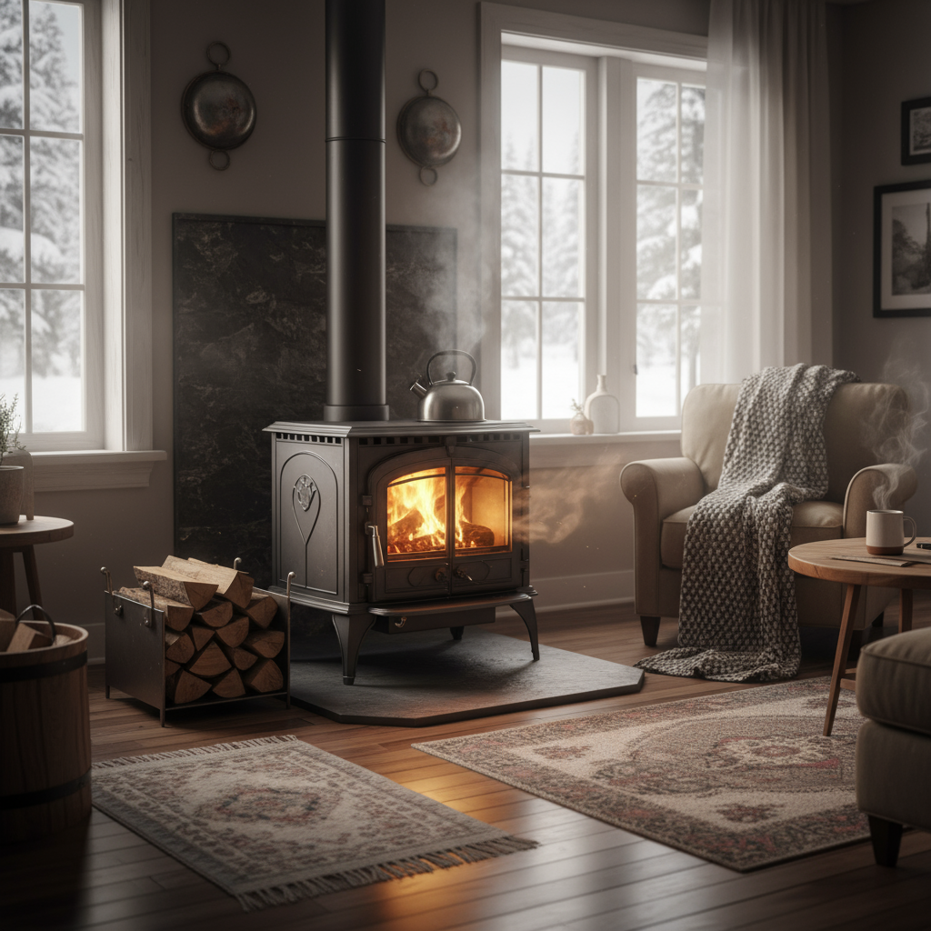 Peut-on chauffer une maison uniquement avec un poêle à bois?