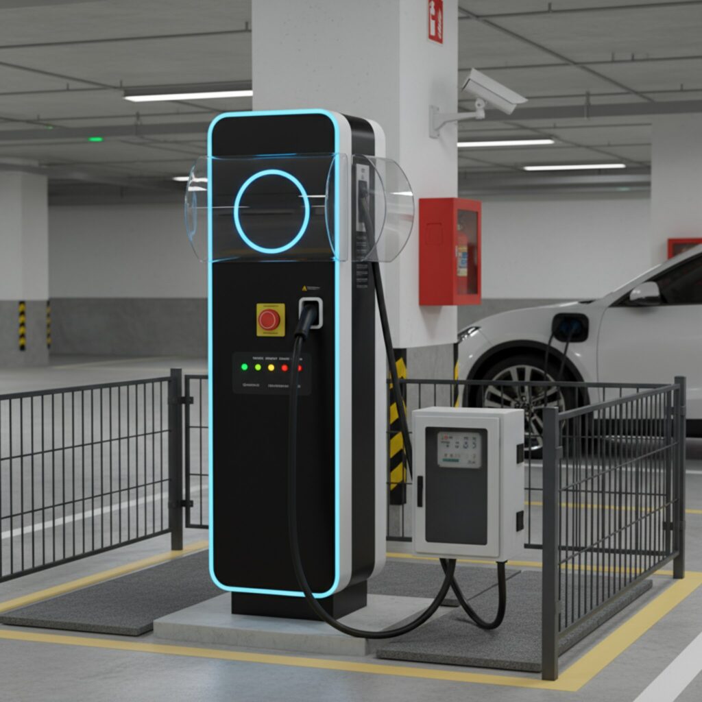Quels dispositifs de sécurité pour la borne de recharge?