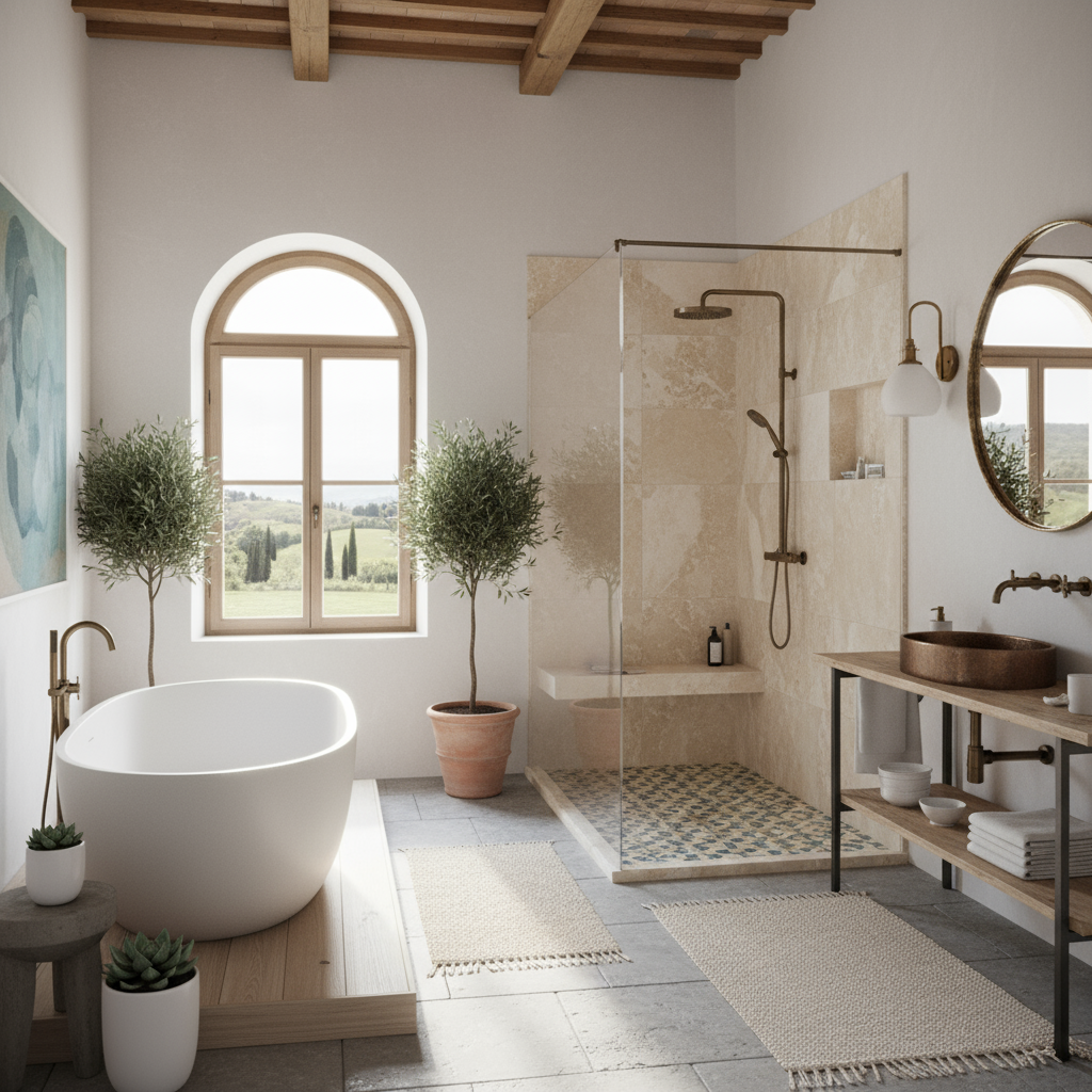 Quels sont les styles déco compatibles avec la douche à l’italienne?