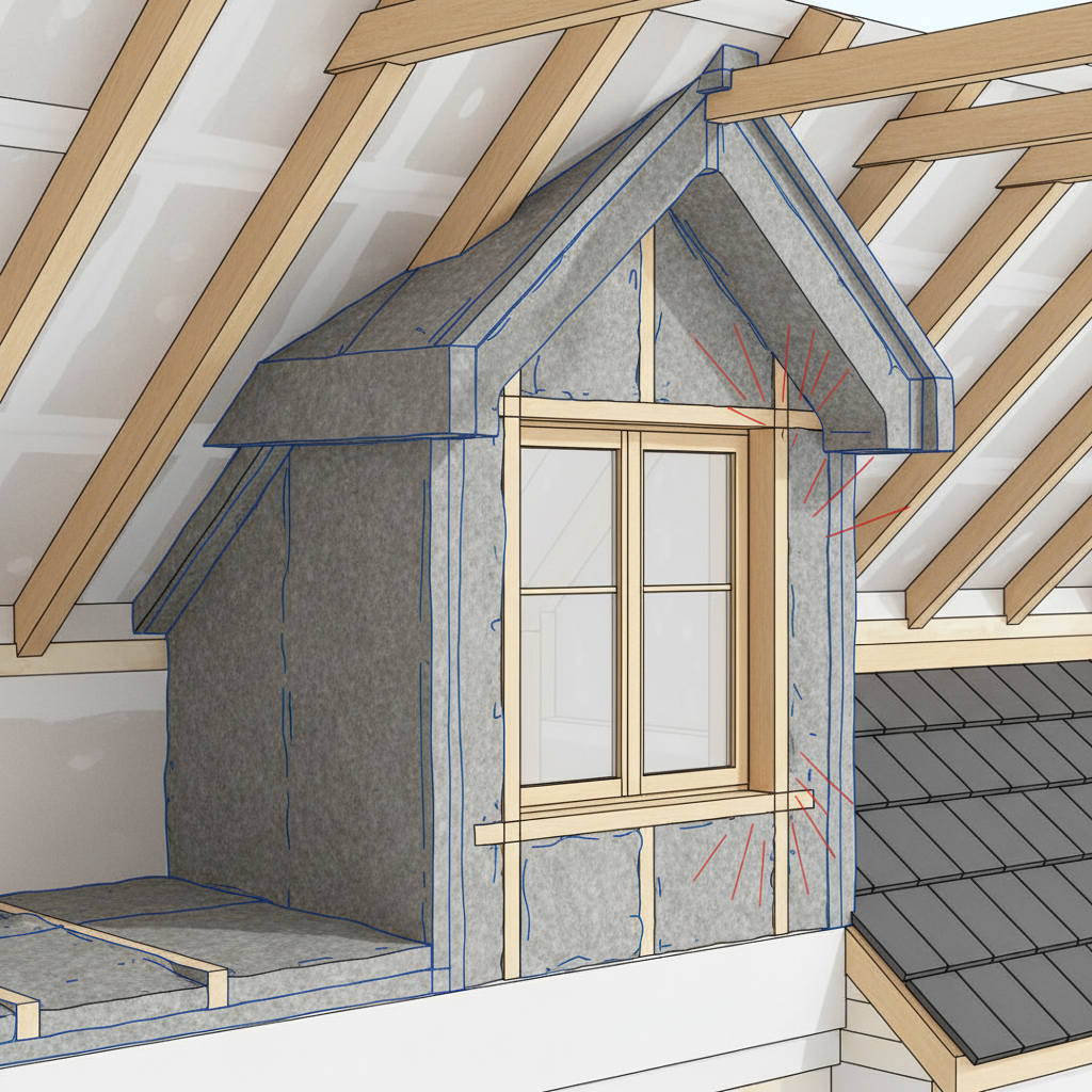 Comment éviter les ponts thermiques au niveau des lucarnes de combles?