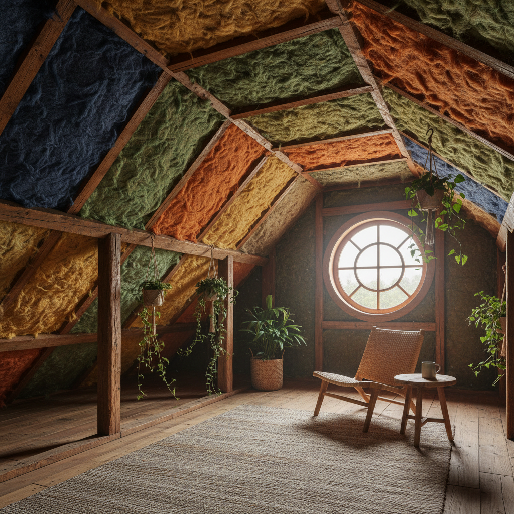 La fibre de chanvre teintée pour combles visibles?