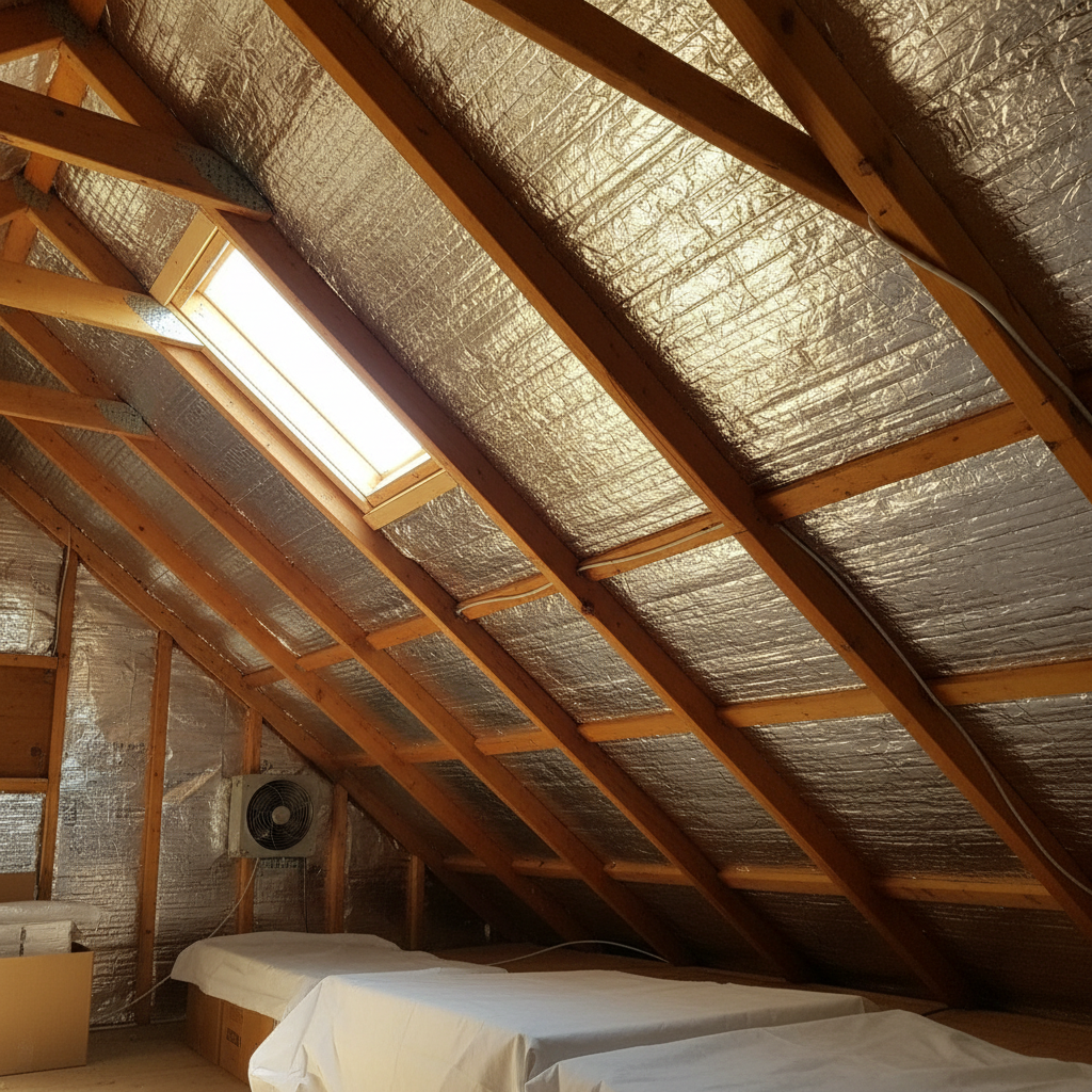 Les membranes à barrière radiante pour combles ensoleillés?