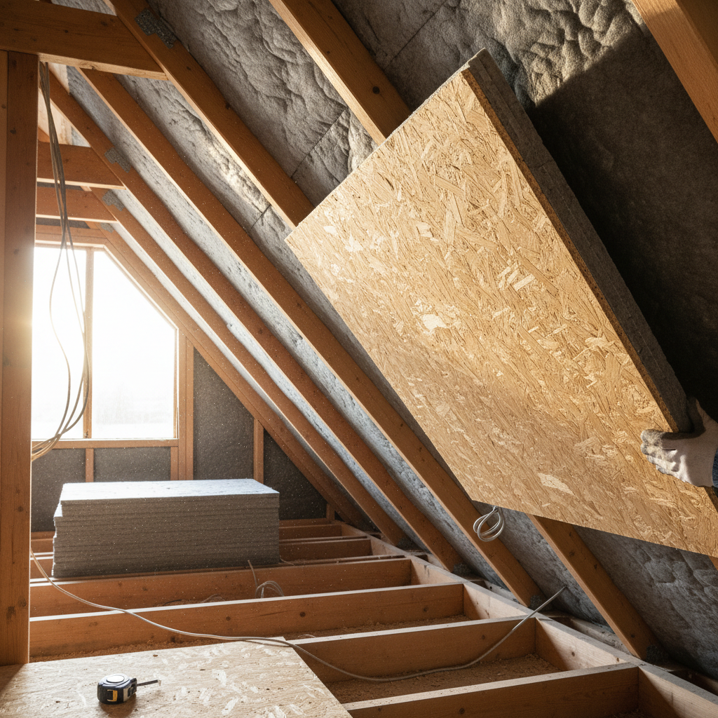 Les panneaux OSB3 intégrant un isolant pour combles?