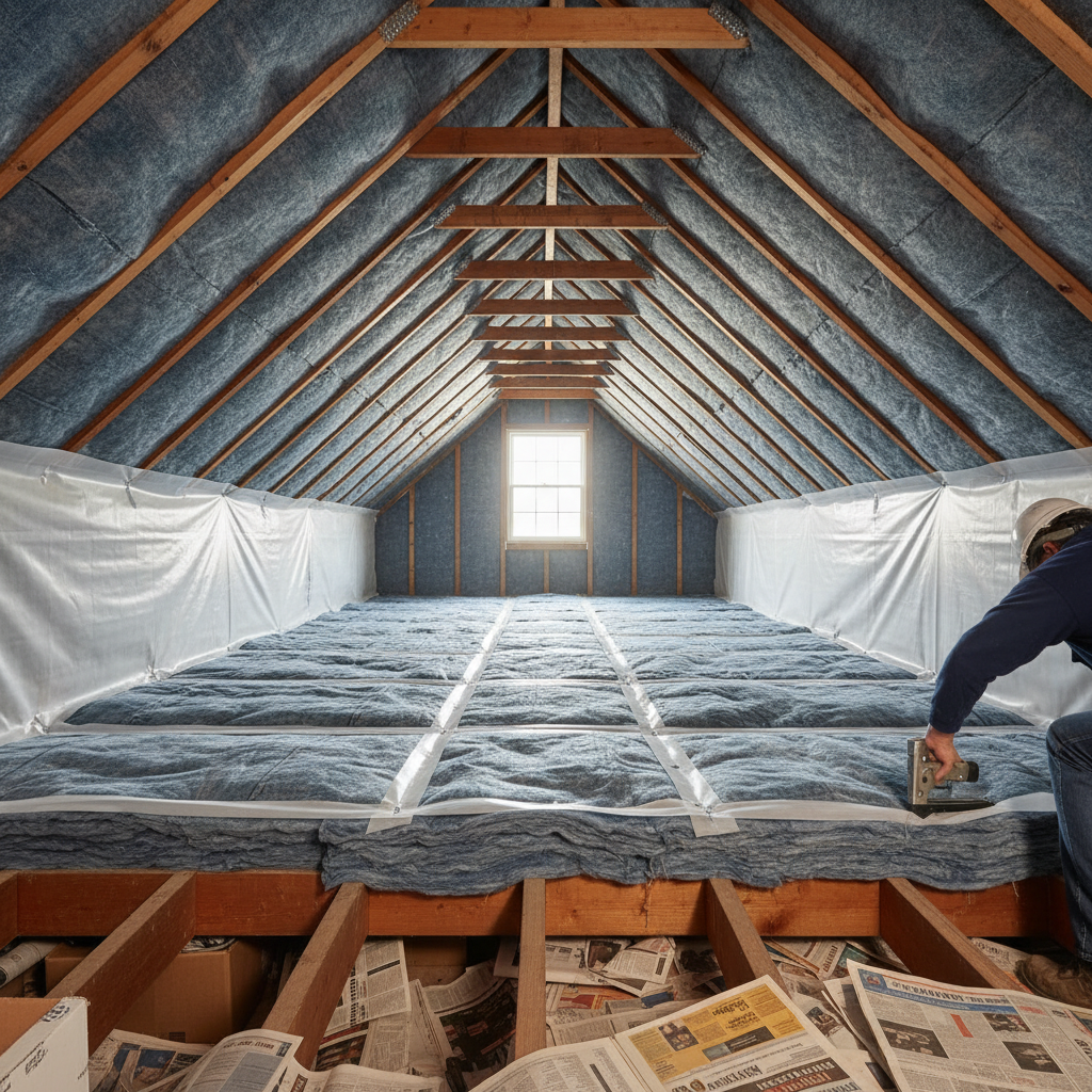 Tarif de l’isolation des combles perdus avec pare-vapeur ?